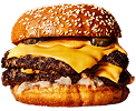 Double Smash burger - OYA Fast Food Cotonou